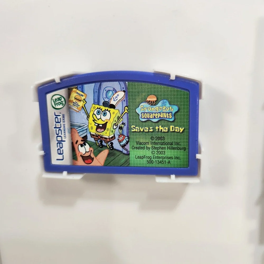 SpongeBob Squarepants‎ Saves the Day Game (Leapster 2, 2007) Complete